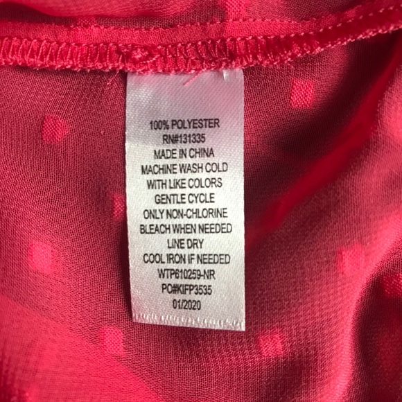 NWOT Socialite Dot Crop Blouse - Picture 6 of 6